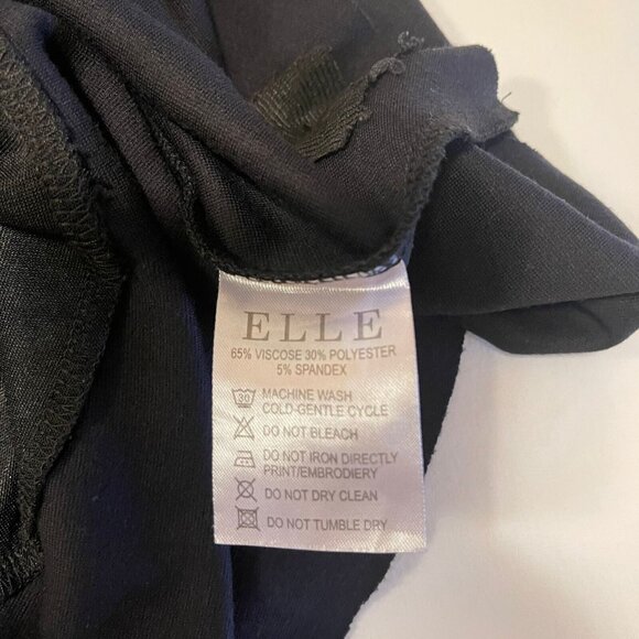 Bundle It! Elle Women's Tank Top Black sleeveless Two layer Blouse Shirt Size L - Picture 8 of 8